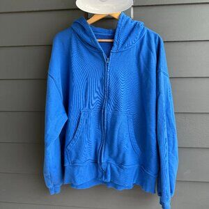 Daily Drills Royal Blue Zip Up